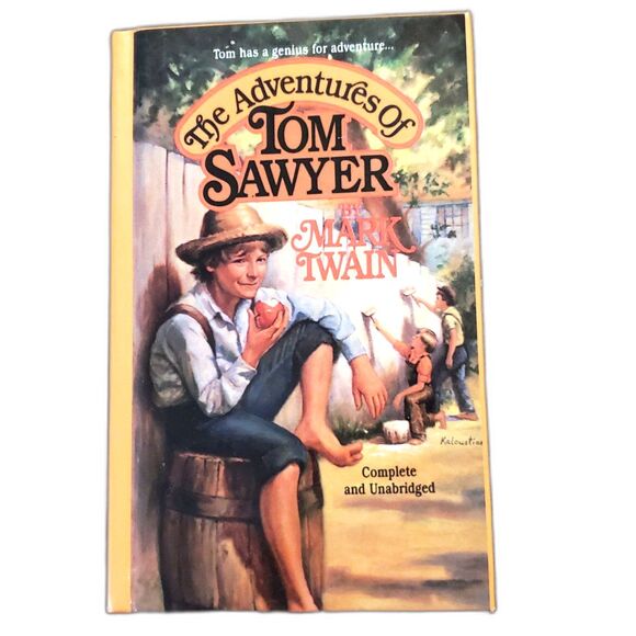The Adventures of Tom Sawyer by Mark Twain (Hardcover) 1989 - Picture 1 of 5